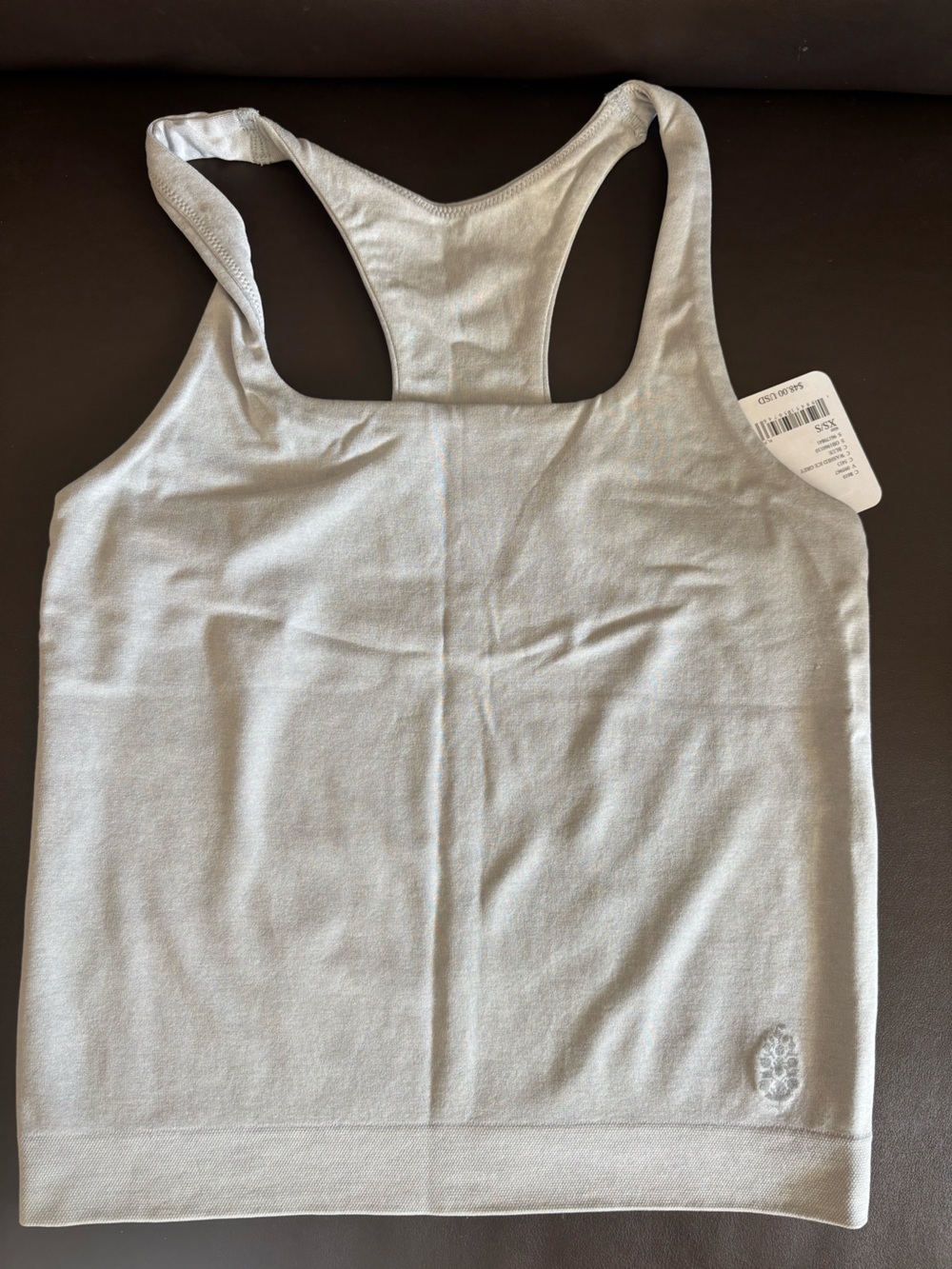 Women’s Light Gray Racerback Tank Top - Classic Everyday Layer